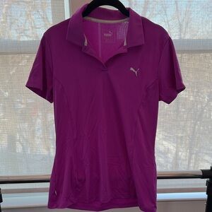 PUMA GOLF Women's Purple Polo Shirt